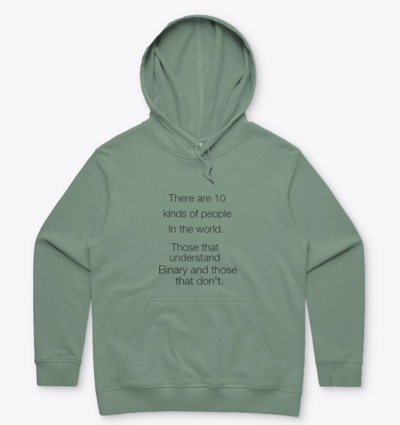 10 Kinds of people Hoodie