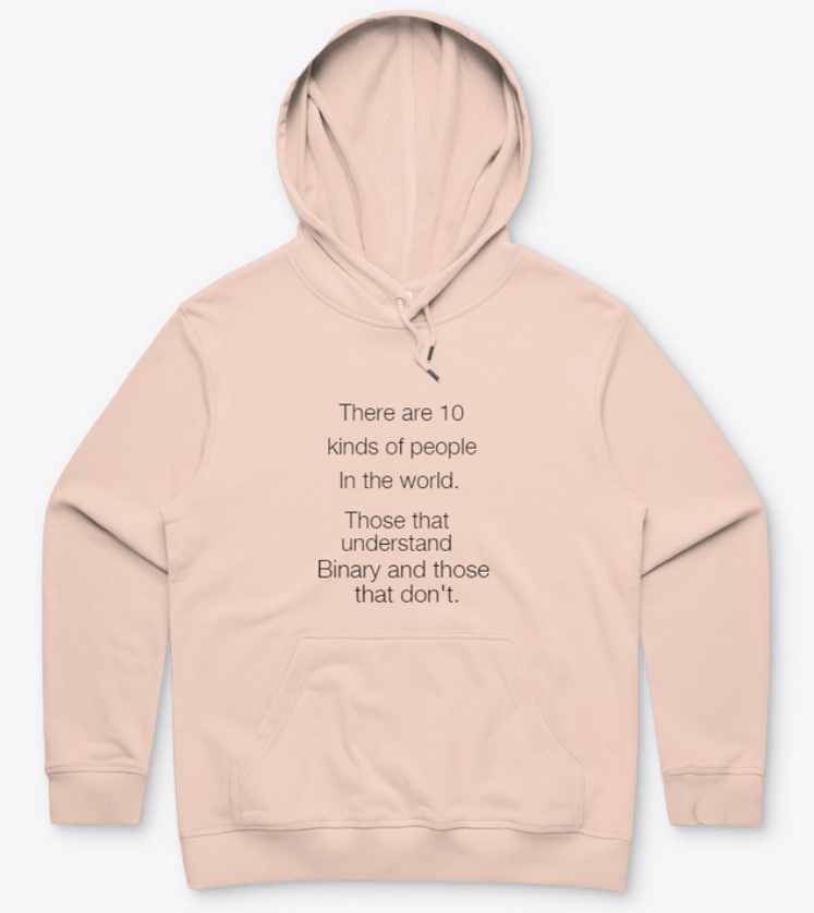 10 Kinds of people Hoodie