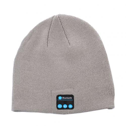 Winter Bluetooth-compatible USB Rechargeable Music Headset Warm Knitting Beanie Hat Cap