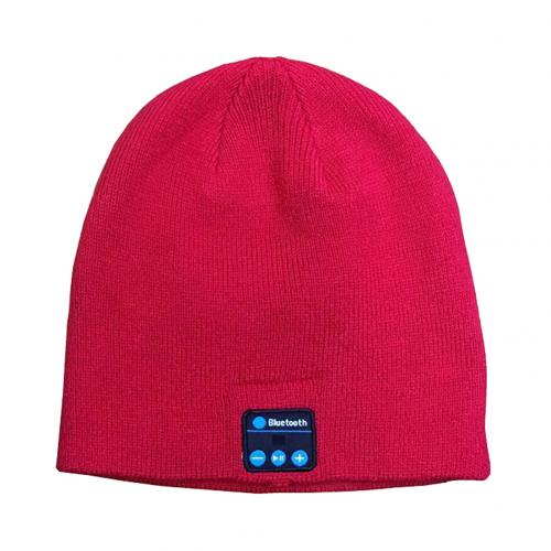 Winter Bluetooth-compatible USB Rechargeable Music Headset Warm Knitting Beanie Hat Cap