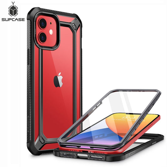 SUPCASE For iPhone 12 Case/For iPhone 12 Pro Case 6.1"(2020) UB EXO Pro Hybrid Clear Bumper Cover WITH Built-in Screen Protector