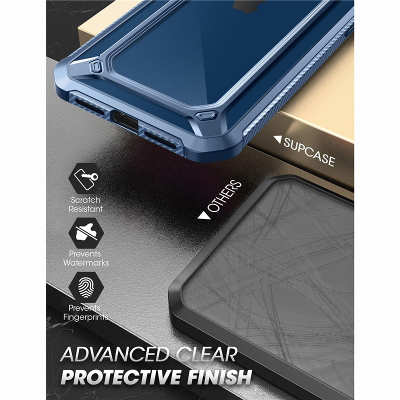 SUPCASE For iPhone 12 Case/For iPhone 12 Pro Case 6.1"(2020) UB EXO Pro Hybrid Clear Bumper Cover WITH Built-in Screen Protector