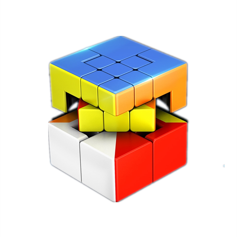 Cubo mágico MoYu, novedad, cubo de marionetas vinculantes, cubo de juego 3x3x3, cubo mágico profesional #1 #2, marioneta asimétrica, cubos de rompecabezas Moyu, Juguetes