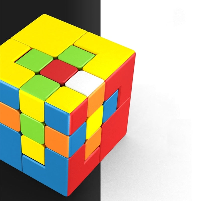 Cubo mágico MoYu, novedad, cubo de marionetas vinculantes, cubo de juego 3x3x3, cubo mágico profesional #1 #2, marioneta asimétrica, cubos de rompecabezas Moyu, Juguetes
