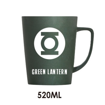 350ML/520ML Super Hero Avenger Infinity Mugs With Cover and Spoon Pure Color Mugs Cup Kitchen Tool Gift