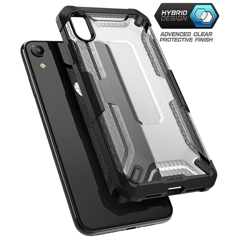 SUPCASE For iphone XR Case UB Series Premium Hybrid Protective TPU Bumper + PC Clear Back Phone Cover For iphone Xr 6.1 inch