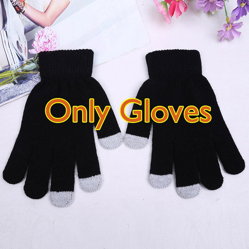 Bluetooth Headphone Winter Hat Warm Beanie Music Cap With Gloves Wireless Bluetooth Earphone Speaker With Mic Sport Hat Headset