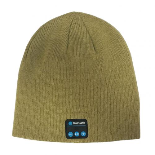 Winter Bluetooth-compatible USB Rechargeable Music Headset Warm Knitting Beanie Hat Cap