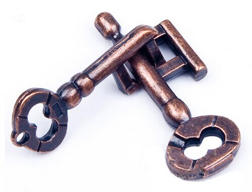 Desk Novelty IQ Metal Brain Teaser Puzzle Game for Adults Children