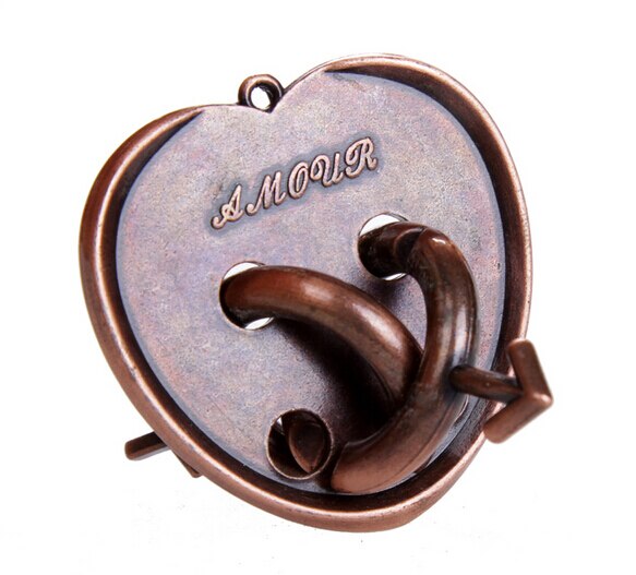 Desk Novelty IQ Metal Brain Teaser Puzzle Game for Adults Children