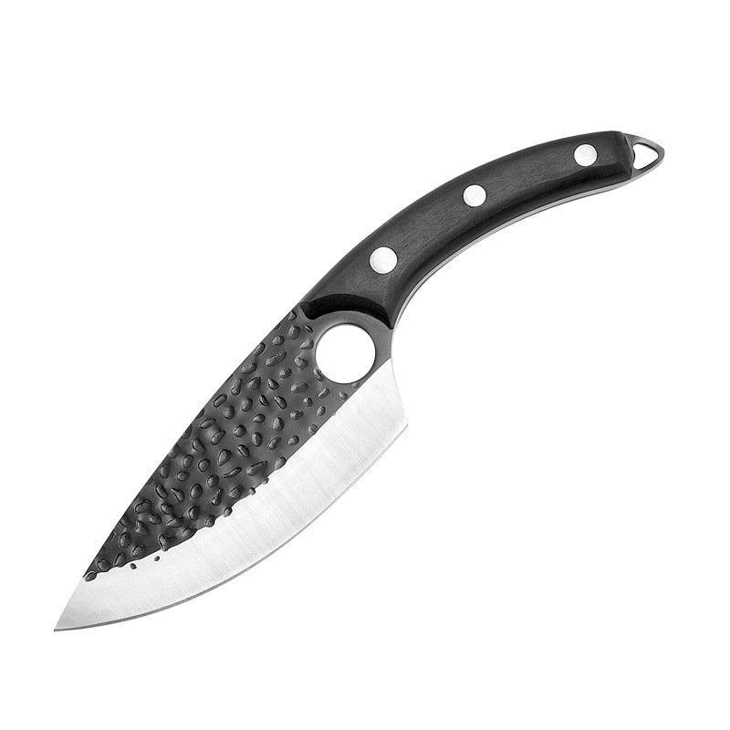 Stainless Steel Kitchen Boning Knife Fishing Knife Meat Cleaver Handmade Forged Chef Outdoor Cooking Cutter Butcher Knife Tool
