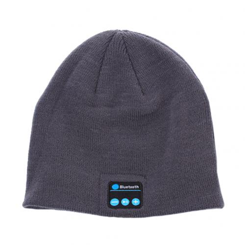 Winter Bluetooth-compatible USB Rechargeable Music Headset Warm Knitting Beanie Hat Cap