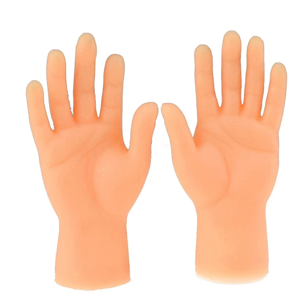 Juguetes novedosos para niños y adultos, minimanos divertidas, juguetes creativos para dedos, mano pequeña suave, juguete para mascotas, regalo de Halloween