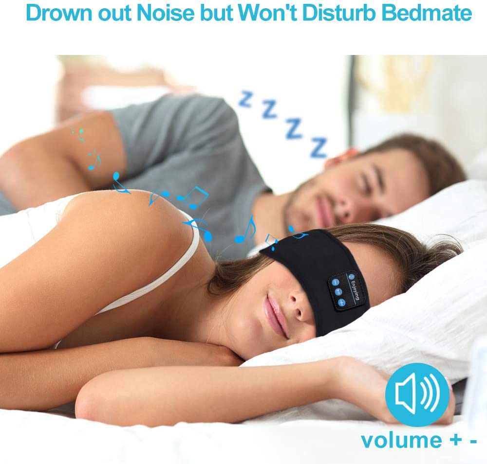 Bluetooth Headphone Wireless Headband scarf Sports Headsets Yoga Hands-Free Earphone Soft Warm Hat Smart Cap with Microphone