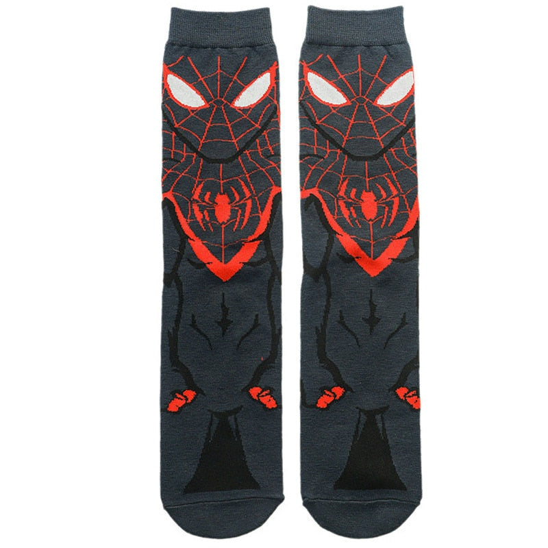Simpsons Cartoon Anime Funny Socks Men Hip Hop Print Novelty Crazy Sokken Hip Hop Unisex Comfortable Skateboard Happy Meias