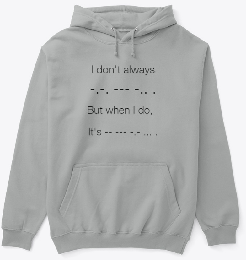 Morse Code Sweatshirt