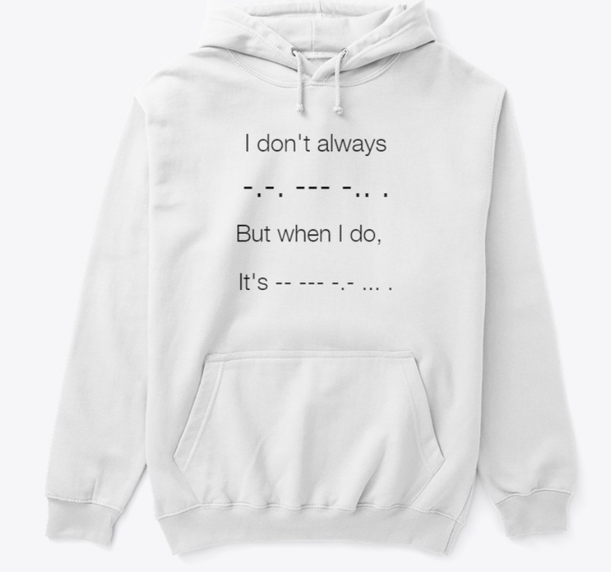 Morse Code Sweatshirt