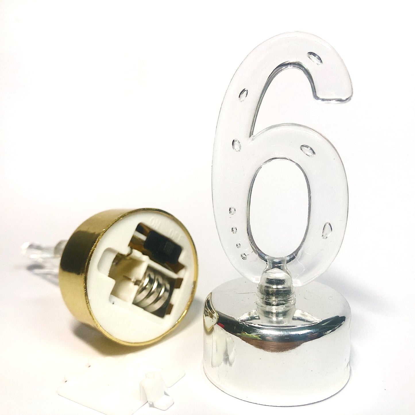 Customize 1PC Electronic Candles Multi Color Flashing Number LED Tea Light DIY Countdown Night Lamp For Wedding Birthday Party