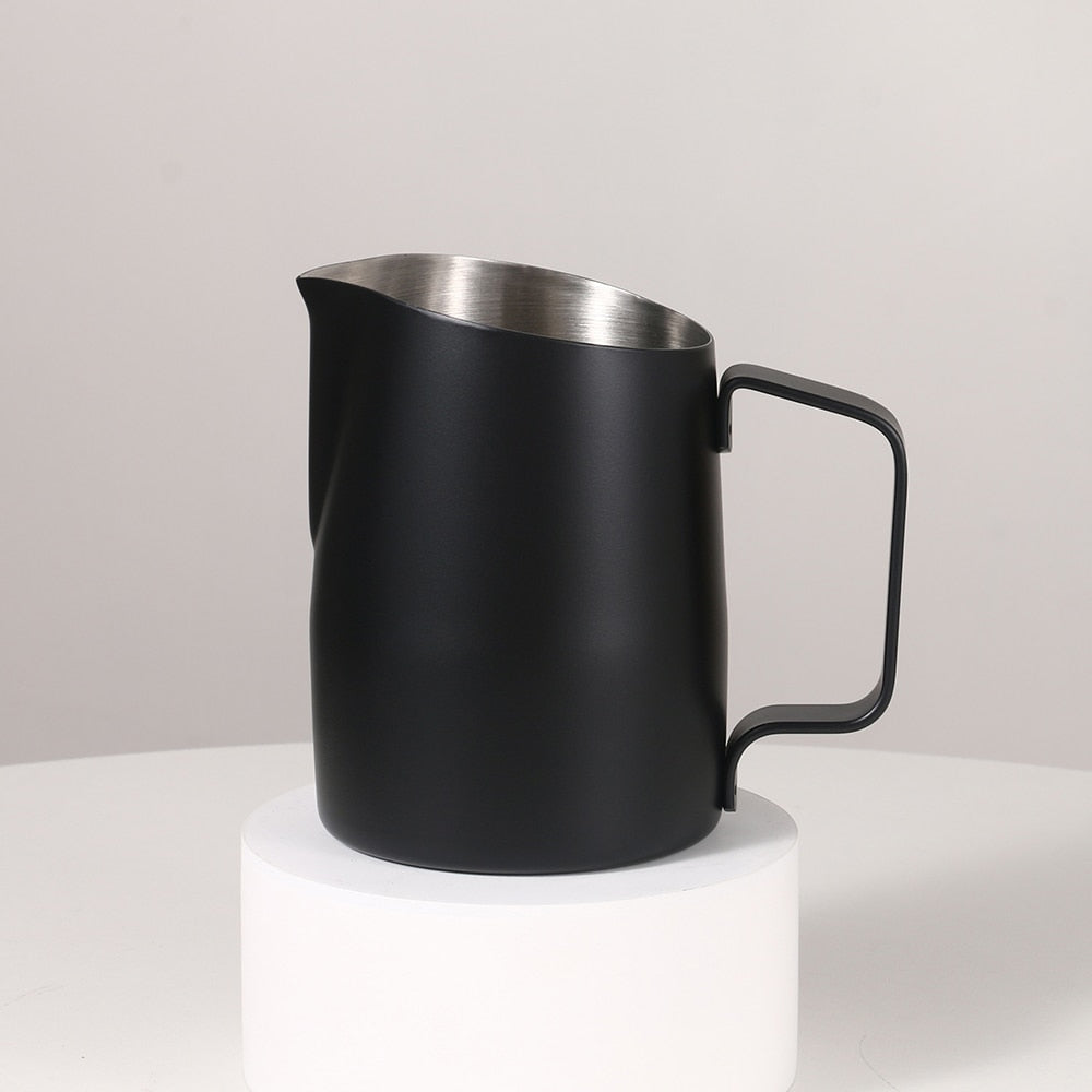 Coffee Pitcher 450ML Stainless Steel Milk Frothing Jug Mugs Espresso Coffee Pitcher Barista Craft Frothing Jug