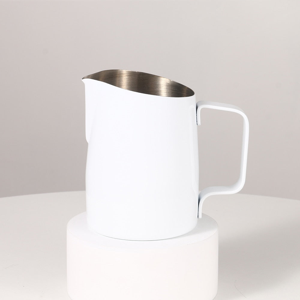 Coffee Pitcher 450ML Stainless Steel Milk Frothing Jug Mugs Espresso Coffee Pitcher Barista Craft Frothing Jug