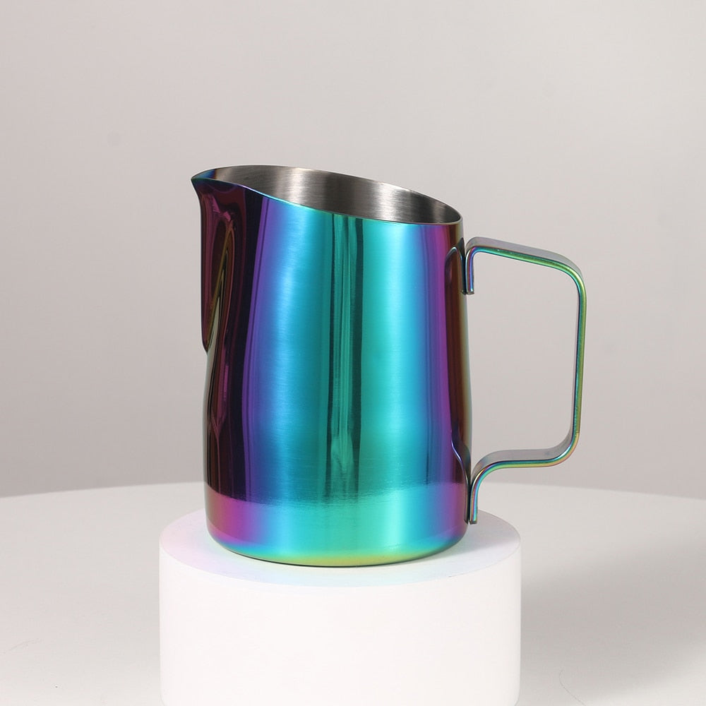 Coffee Pitcher 450ML Stainless Steel Milk Frothing Jug Mugs Espresso Coffee Pitcher Barista Craft Frothing Jug