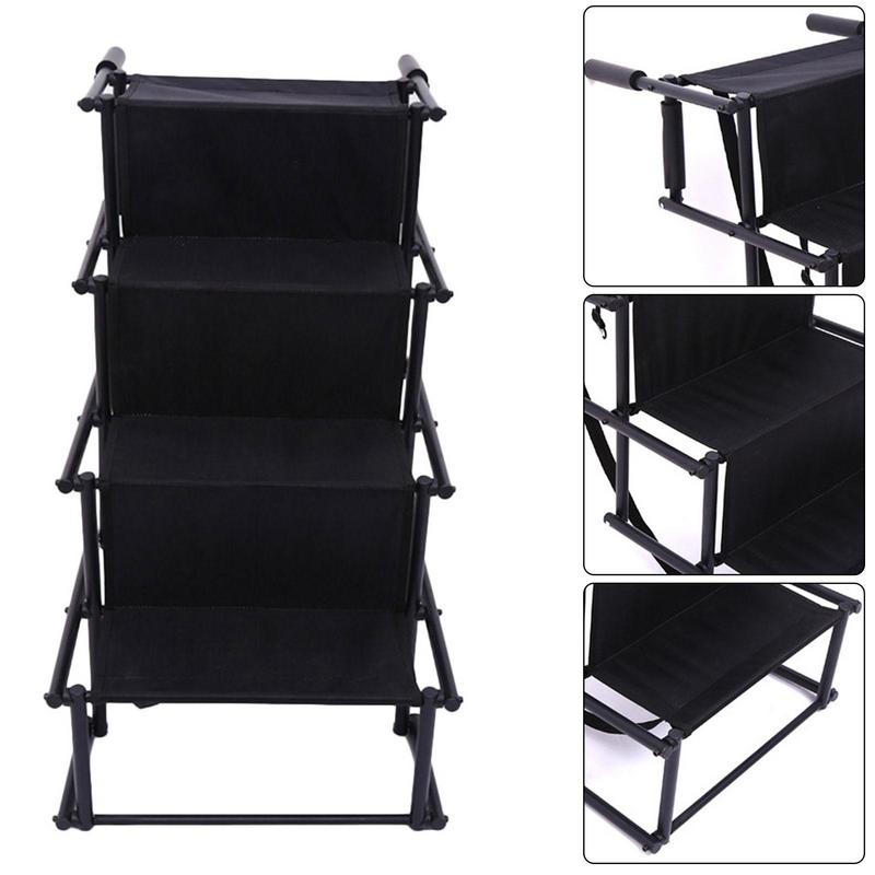 Folding Dog Stairs Portable Collapsible Step Stool Ladder Step Folding Step Stool For Pets And Dogs Indoor Outdoor Foldable Pet