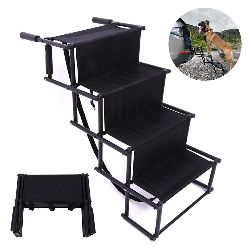 Folding Dog Stairs Portable Collapsible Step Stool Ladder Step Folding Step Stool For Pets And Dogs Indoor Outdoor Foldable Pet