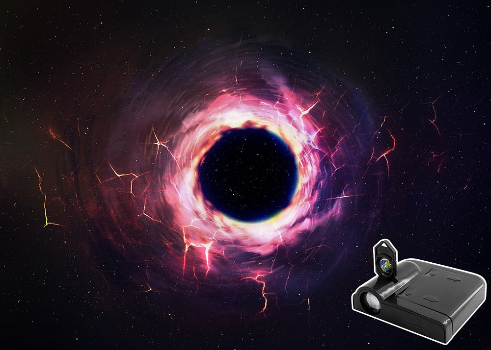 Lámpara de proyección Aurora Moon Galaxy, fondo creativo, atmósfera, luz nocturna, proyector de tierra, lámpara de fotografía para regalo de cumpleaños