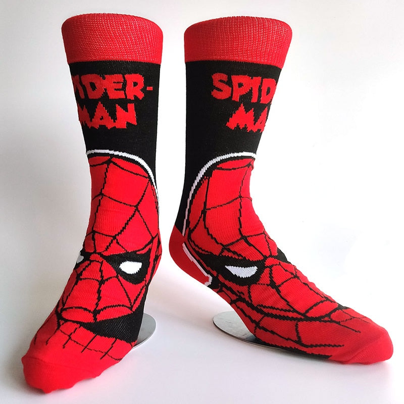 Simpsons Cartoon Anime Funny Socks Men Hip Hop Print Novelty Crazy Sokken Hip Hop Unisex Comfortable Skateboard Happy Meias